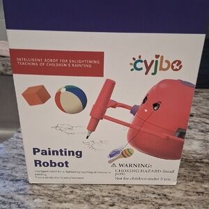 Painting Robot for Kids - Vibrant Red